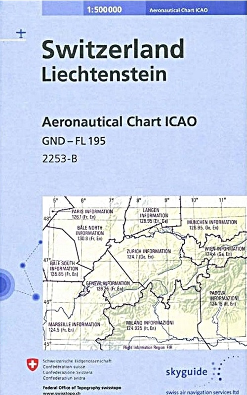 ICAO Karte Schweiz 2024